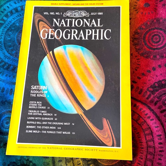5/$10🌴🌴🌴VINTAGE NATIONAL GEOGRAPHIC VOL. 160, NO. 1 JULY 1981